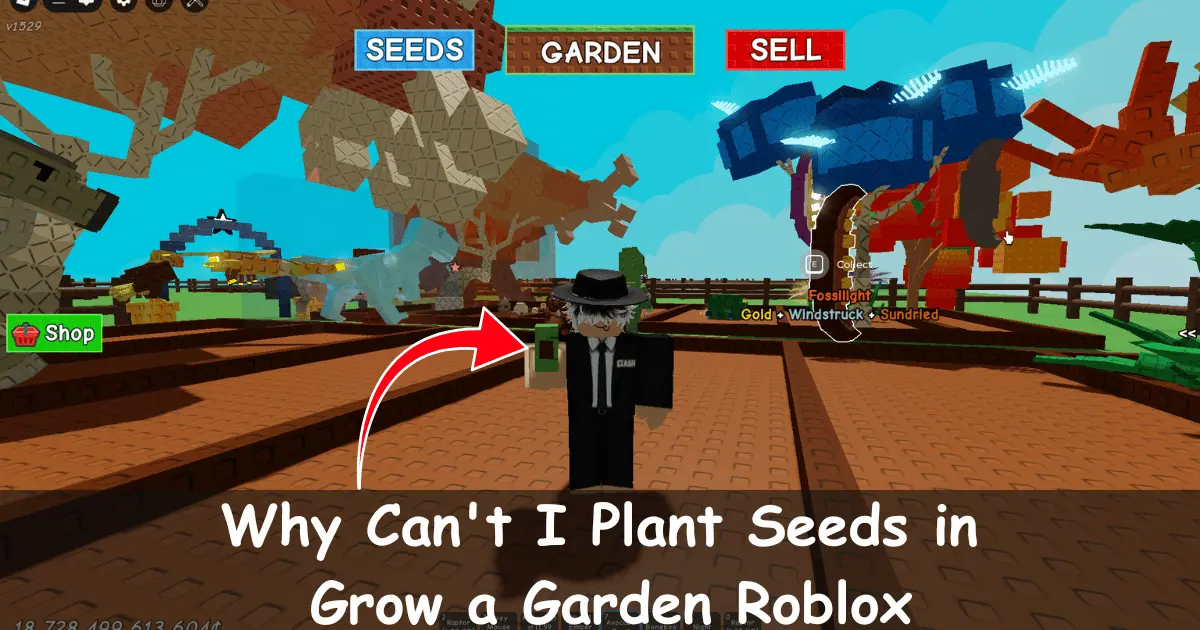 Why Can't I Plant Seeds in Grow a Garden Roblox - Troubleshooting Guide